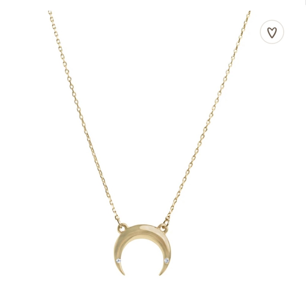 Uncommon James Gold CRESCENT NECKLACE | 16"
